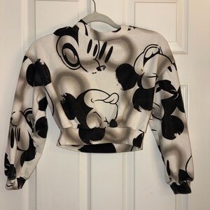 H&M Black and White Mickey Mouse Kids Sweatshirt